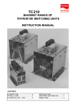 Powtier Controls MAXIWAT TC210 Series Instruction Manual preview