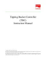 Powtier Controls TBC Instruction Manual preview