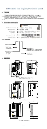 Powtran PI500 011G2 User Manual preview