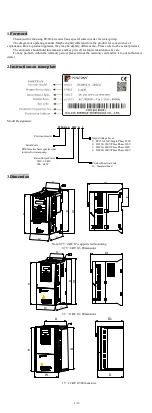 Preview for 2 page of Powtran PI500A-S 004G1 Manual