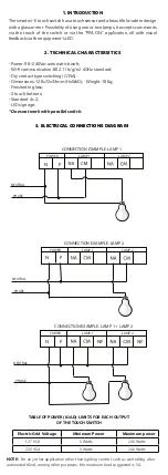 Preview for 2 page of PPA INTERRUPTOR T2 TOUCH SMART User Manual