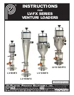 Предварительный просмотр 1 страницы PPE LV-FX Series Instructions Manual