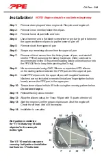 Preview for 3 page of PPE Oil Pan Installation Manual