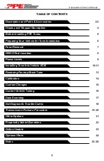 Предварительный просмотр 3 страницы PPE Xcelerator Owner'S Manual