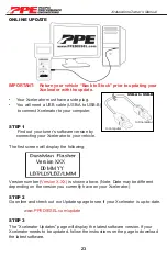 Предварительный просмотр 24 страницы PPE Xcelerator Owner'S Manual