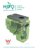 Предварительный просмотр 1 страницы PPI H2grO - Greywater for Gardens Owner'S Operating Manual