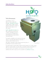 Предварительный просмотр 2 страницы PPI H2grO - Greywater for Gardens Owner'S Operating Manual