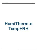 Предварительный просмотр 25 страницы PPI HumiTherm-c Dry-Bulb RTD Pt100 User Manual