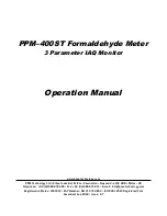 PPM Technology PPM-400ST Operation Manual preview