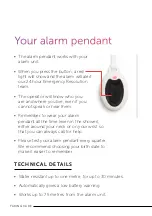 Preview for 14 page of PPP Taking Care Your Personal Alarm Setup & User Manual