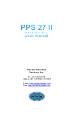 PPS 27 II User Manual preview