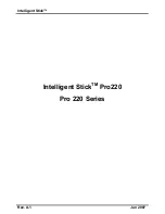 PQI Intellient Stick Pro 220 Product Manual preview