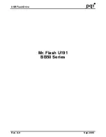 PQI Mr. Flash U191 Product Manual preview