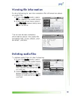 Preview for 23 page of PQI Multimedia Player User Manual