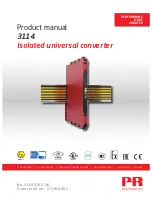 PR Elecronics 3114 Product Manual предпросмотр