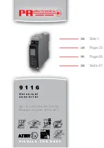 PR Elecronics 9116 Manual preview