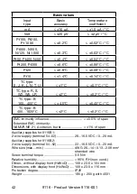 Предварительный просмотр 44 страницы PR Elecronics 9116 Manual