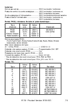 Предварительный просмотр 77 страницы PR Elecronics 9116 Manual