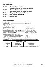 Предварительный просмотр 107 страницы PR Elecronics 9116 Manual