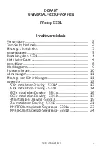 Предварительный просмотр 3 страницы PR electronics 335C Manual