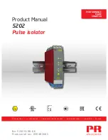 Preview for 1 page of PR electronics 5202 Product Manual