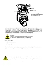 Preview for 6 page of PR Lighting AQUA MARINE 580 BEAM Manual