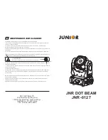 PR Lighting JNR DOT BEAM Manual preview