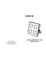 PR Lighting JUNIOR JNR-8146C Manual preview