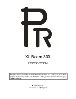 PR Lighting PR-2330 User Manual preview