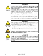 Preview for 4 page of PR 2204V104-UK Manual