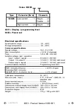 Предварительный просмотр 11 страницы PR 9203 Manual