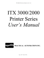 Предварительный просмотр 1 страницы Practical Automation ITX 2000 series User Manual