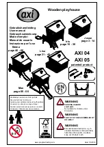 Предварительный просмотр 1 страницы Pragma AXI 14073003 User Manual