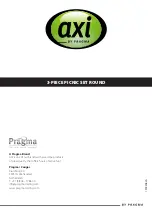 Предварительный просмотр 12 страницы Pragma axi 3-PIECE PICNIC SET ROUND Instruction Manual