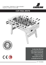 Pragma COUGAR CUP FINAL WHITE Instruction Manual preview