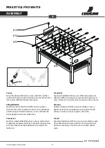 Preview for 9 page of Pragma COUGAR FREESTYLE PRO WHITE Instruction Manual