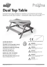Pragma Sunny Dual Top Table User Manual preview