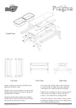 Предварительный просмотр 5 страницы Pragma Sunny Dual Top Table User Manual