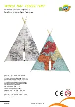 Preview for 1 page of Pragma Sunny WORLD MAP TEEPEE TENT Instruction Manual