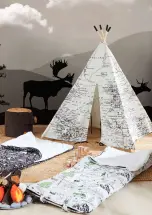 Preview for 2 page of Pragma Sunny WORLD MAP TEEPEE TENT Instruction Manual