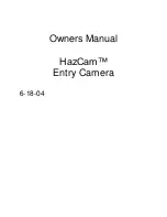 PRAGMATIC COMMUNICATIONS SYSTEMS HazCam 6-18-04 Owner'S Manual предпросмотр