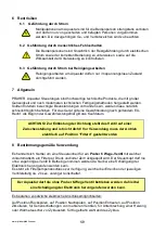 Preview for 8 page of Praher Plastics Aquastar Comfort 1001 Manual