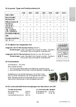 Preview for 27 page of Praher Plastics Aquastar Comfort 1001 Manual