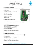 Preview for 6 page of praher SUPERSTAR E-3000/F2 Operating Instructions Manual