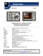 Praktica D00448 Specifications предпросмотр