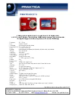 Praktica DCZ 7.2 Specifications предпросмотр