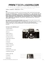 Preview for 1 page of Praktica Super TL Manual