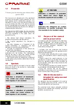 Предварительный просмотр 5 страницы Pramac GSW Use And Maintenance Manual