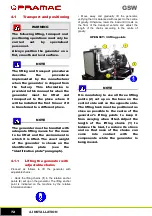 Предварительный просмотр 17 страницы Pramac GSW Use And Maintenance Manual