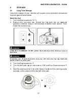 Preview for 37 page of Pramac P2000i Operating Manual